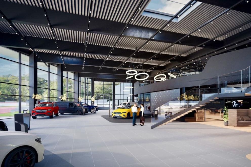 Nouvelle Etoile à Charleroi | Future concession SAGA Mercedes Benz à Charleroi