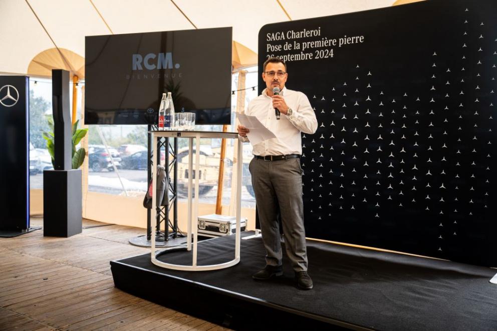Nouvelle Etoile à Charleroi | Discours de la pose de la première pierre SAGA Charleroi