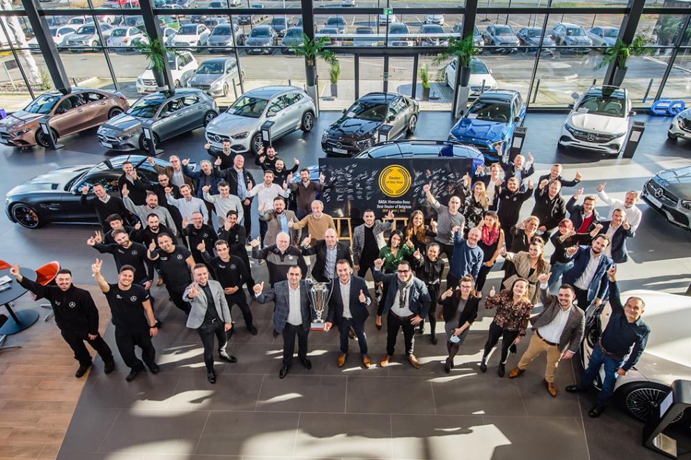 SAGA-Piret couronné « Best Mercedes-Benz Dealer of the Year » pour la troisième année consécutive