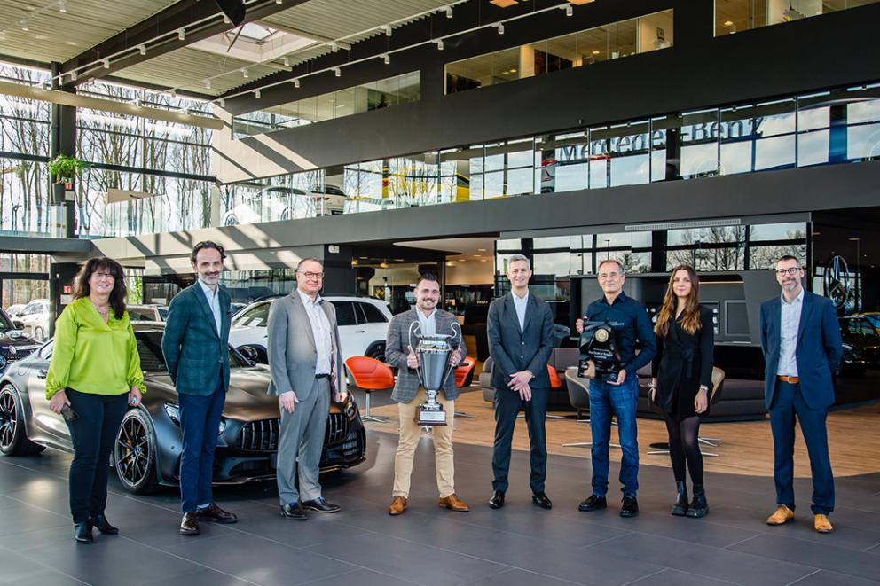 SAGA-Piret couronné « Best Mercedes-Benz Dealer of the Year » pour la troisième année consécutive