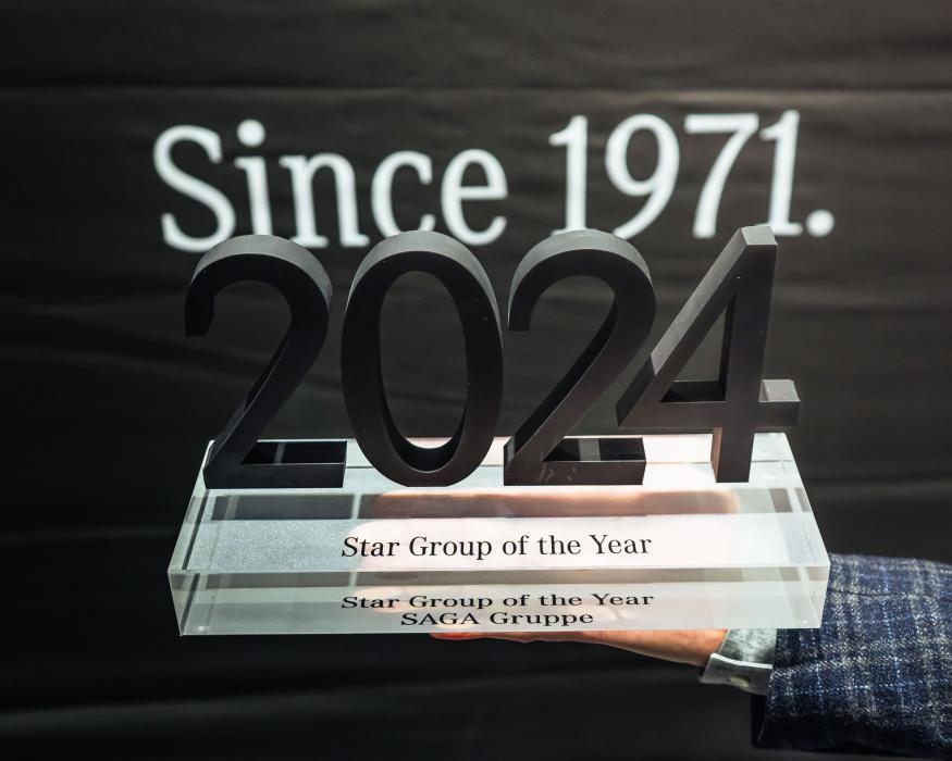 SAGA wurde von Mercedes-Benz Schweiz als ‚Group of the Year‘ ausgezeichnet
