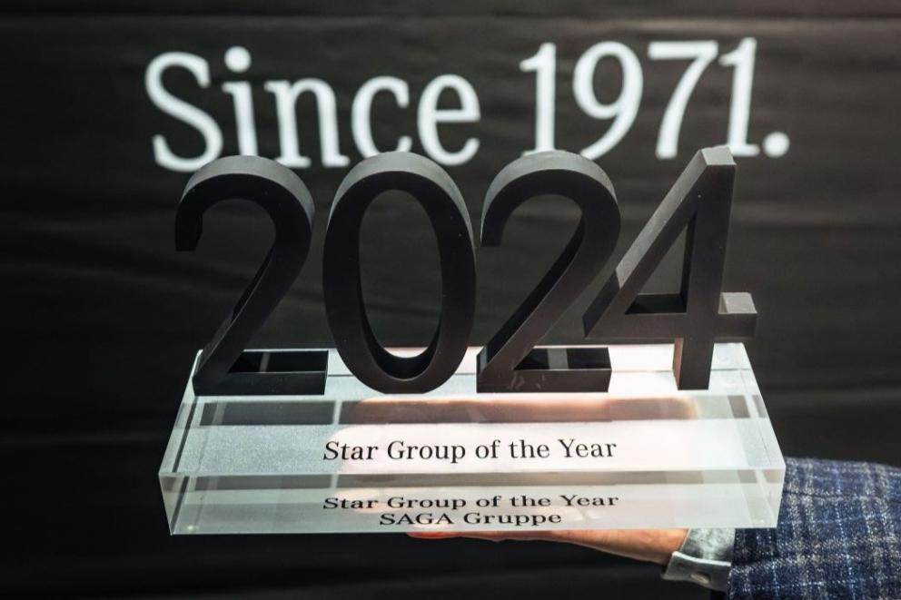 SAGA distingué "Groupe of the Year" par Mercedes-Benz Suisse