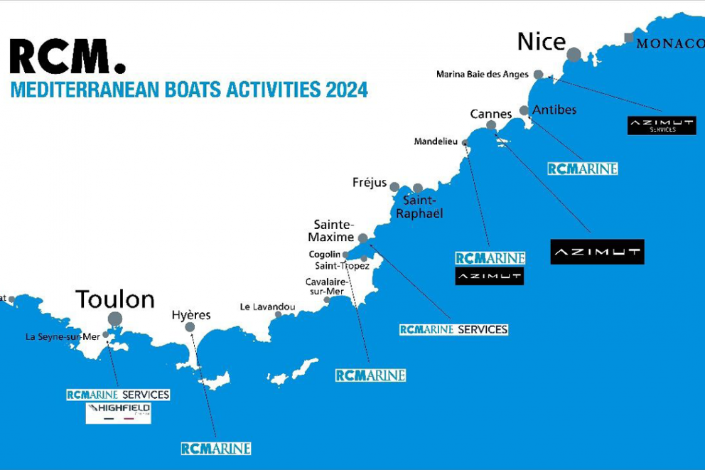 Les concessions RCMarine en France