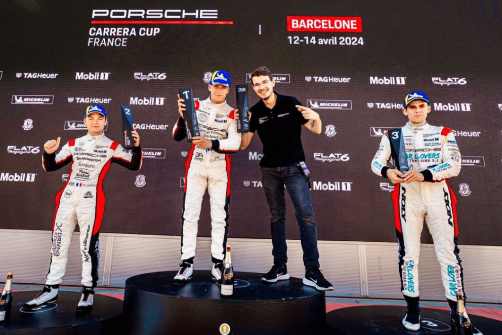 Nouvelle Saison Porsche Carrera Cup avec Alessandro Ghiretti | Alessandro Ghiretti vainqueur