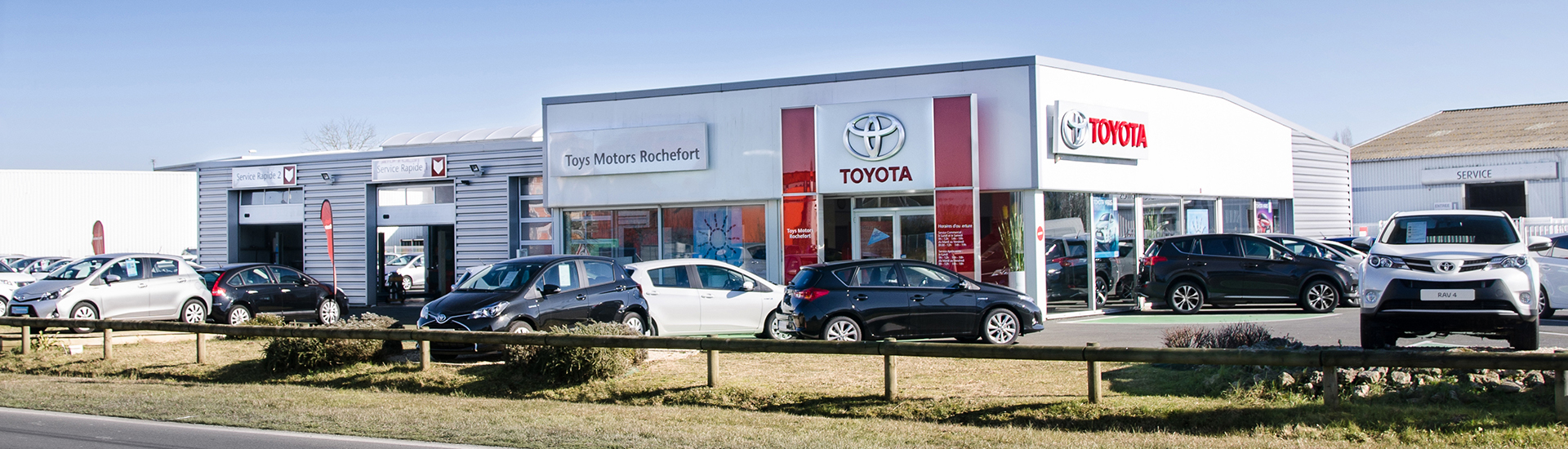 Concession TOYOTA de Rochefort en Charente-Maritime (17).